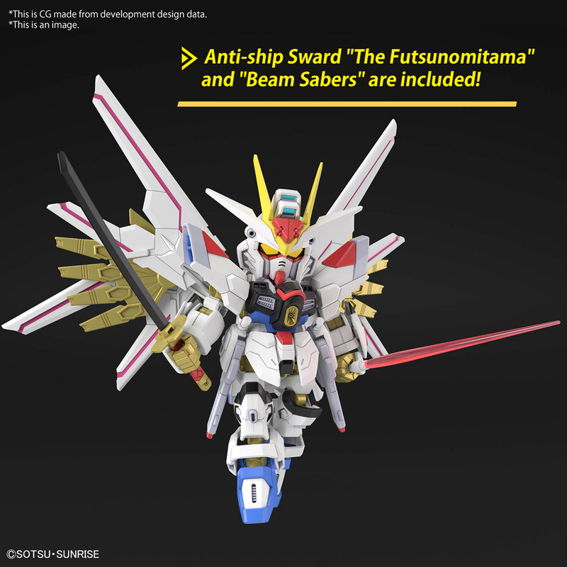 【Flash Deals - 20% Off in Cart】SD GUNDAM CROSS SILHOUETTE MIGHTY STRIKE FREEDOM GUNDAM