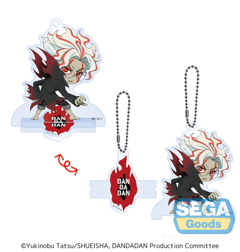 TV Anime DAN DA DAN Chibi Acrylic Keychain Stand - 1 PC (6pc per box)