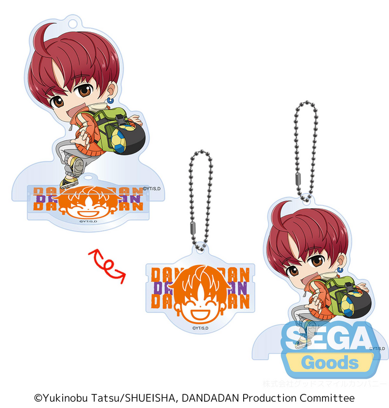 TV Anime DAN DA DAN Chibi Acrylic Keychain Stand - 1 PC (6pc per box)