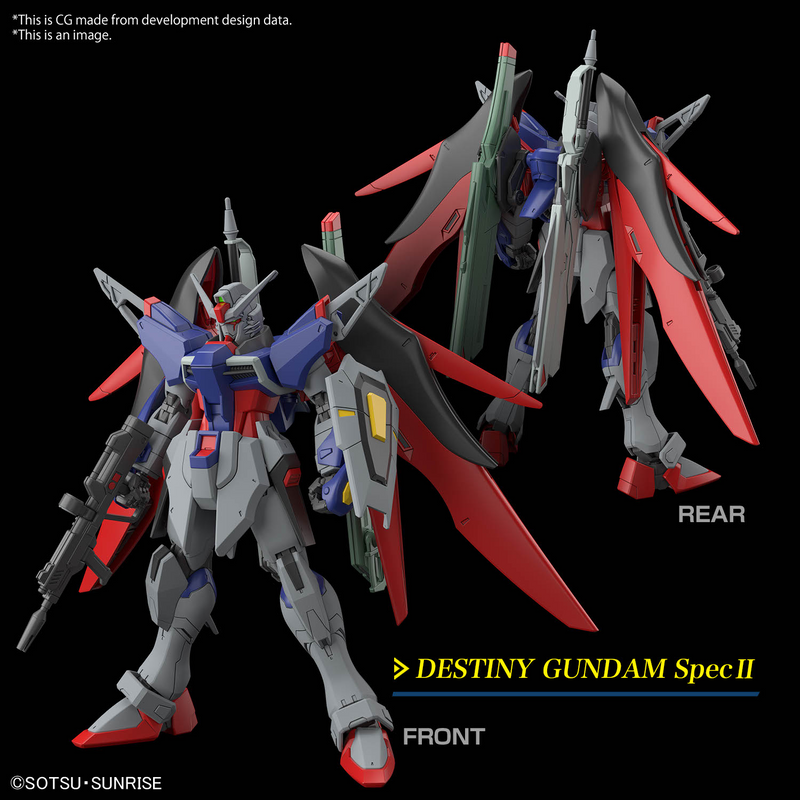 HG 1/144 DESTINY GUNDAM SpecⅡ& ZEUS SILHOUETTE
