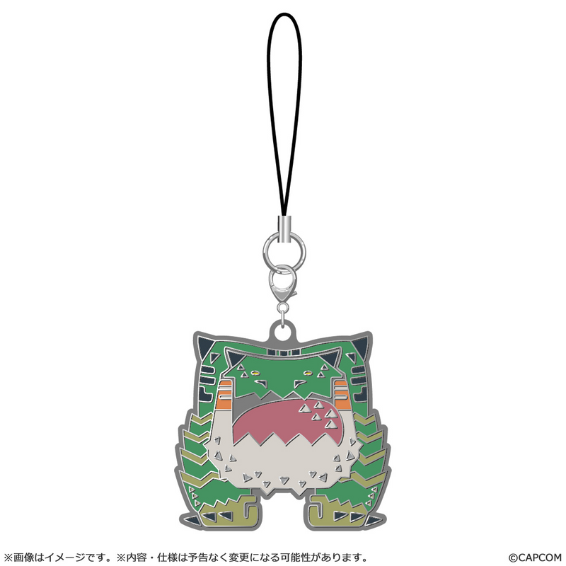 Monster Hunter Wilds Monster icon Metal Keychain - 1 PC