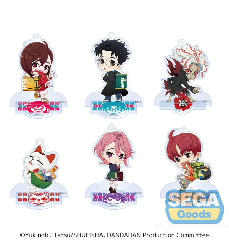 TV Anime DAN DA DAN Chibi Acrylic Keychain Stand - 1 PC (6pc per box)