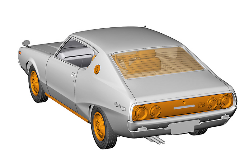 [HC55] 1:24 NISSAN SKYLINE HT 2000GT-X (KGC110)
