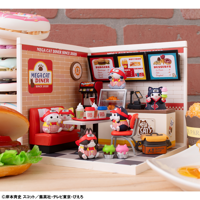 MEGA CAT PROJECT NARUTO Nyaruto! MEGACAT DINER - 1 PC (6pc per Full Set Box)