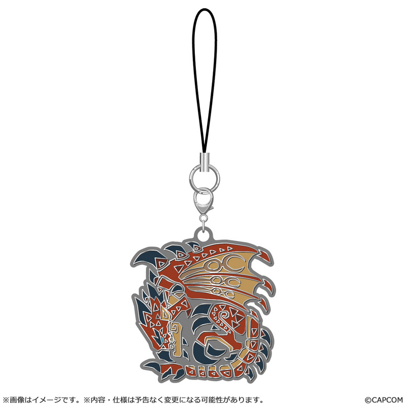 Monster Hunter Wilds Monster icon Metal Keychain - 1 PC