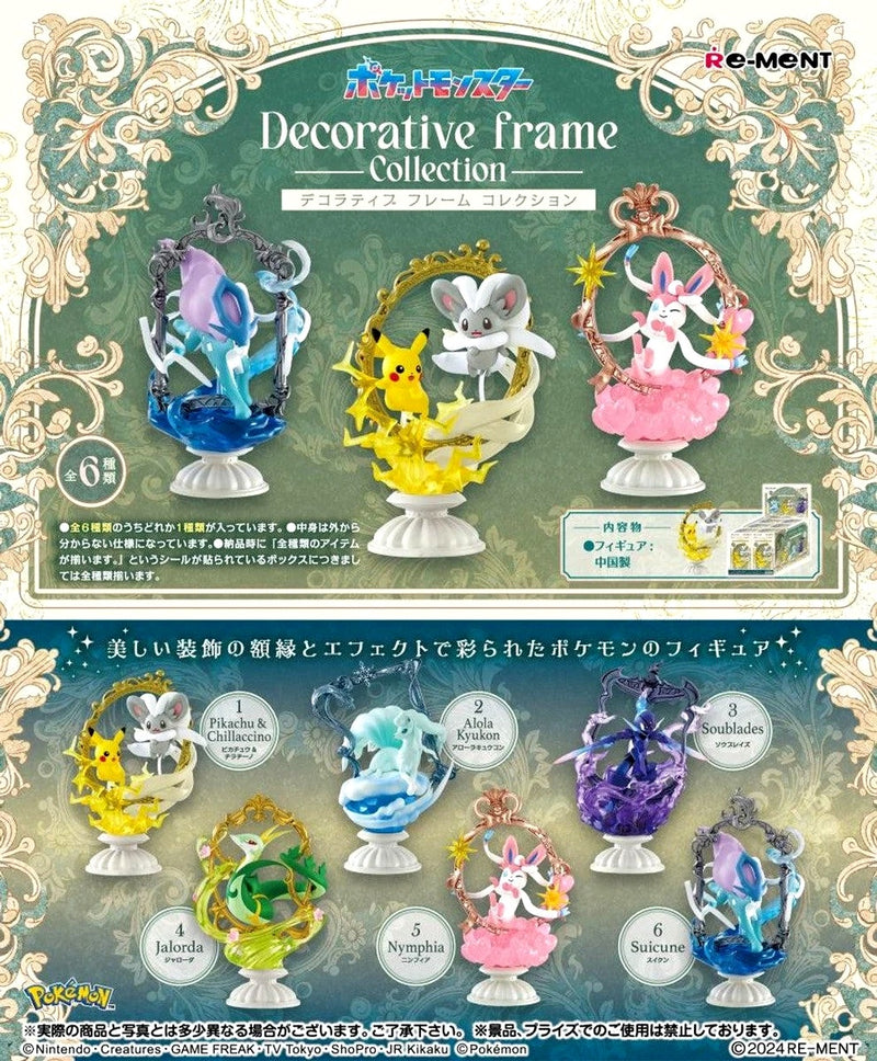【Limited Stock - Online Only】Re-Ment Pokémon: Decorative Frame Collection 2 Blind Box - 1 PC (6pcs per Full Set Box)