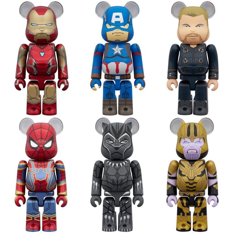 BE@RBRICK Chase Marvel Infinity Saga: 1 box 100% size