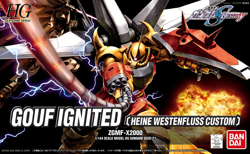 [[PRE-ORDER]] HG 1/144 GOUF IGNITED ˆHEINE WESTENFLUSS CUSTOM