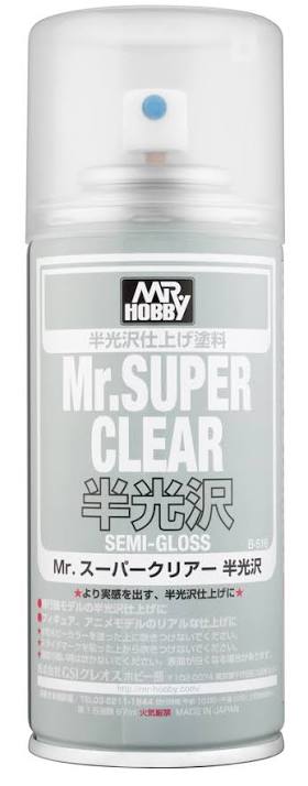 Mr. Super Clear Semi-Gloss Spray