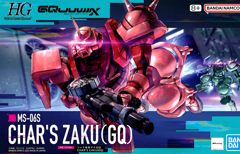 HG 1/144 CHAR'S ZAKU(GQ)