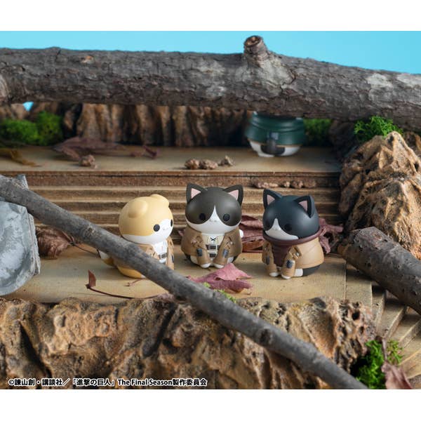 MEGA CAT PROJECT Attack on Titan Attack on Tinyan Gathering Scout Regiment danyan! (Repeat) - 1 PC (8pc per box)
