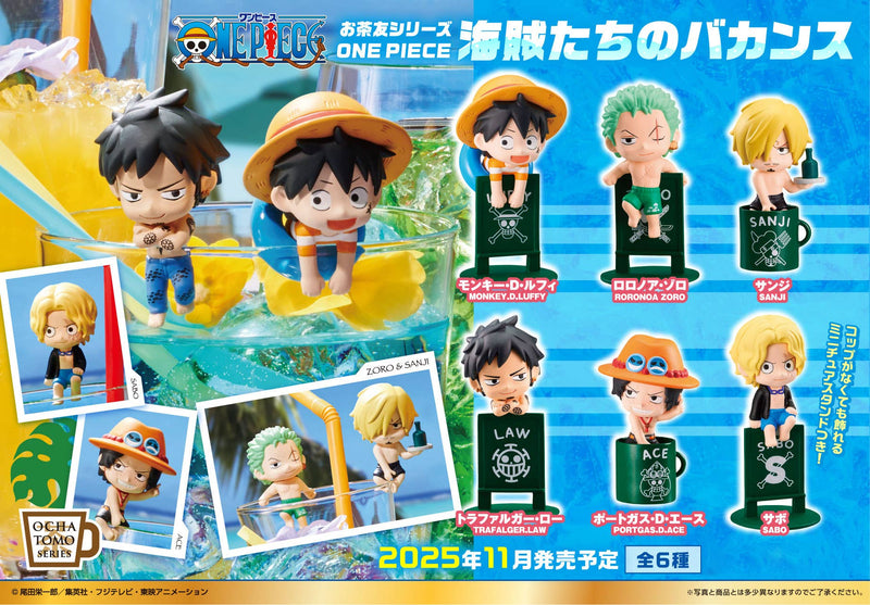 Ochatomo series ONE PIECE Pirates Vacance (Repeat) - 1 PC (8pc per Full Set Box)