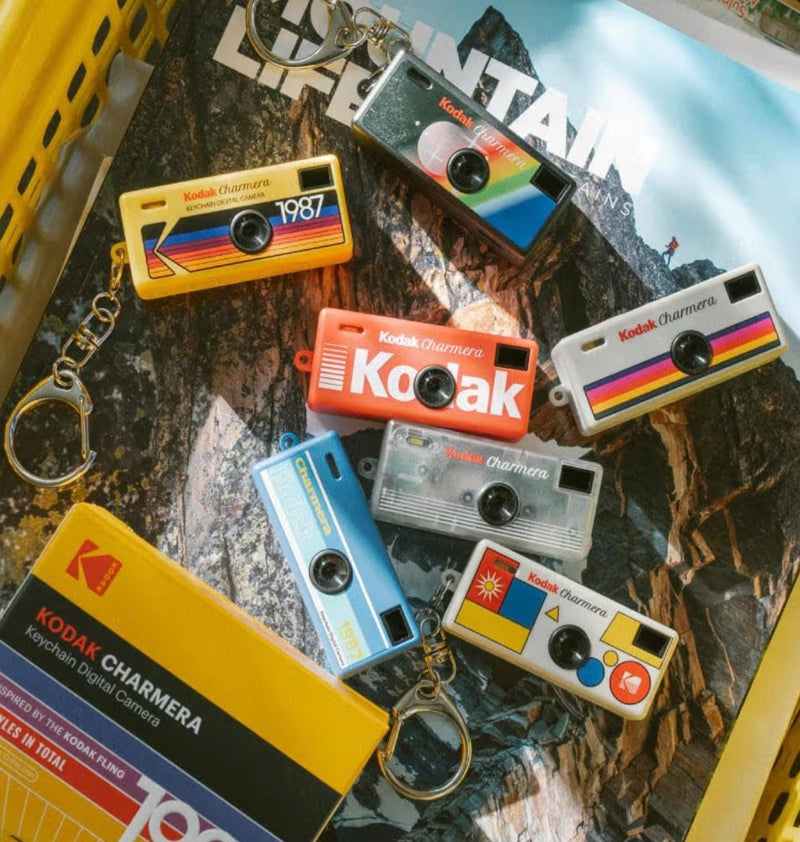 Kodak Charmera 1987 Mini Digital Camera Keychain Blind Box Collectible - 1 PC