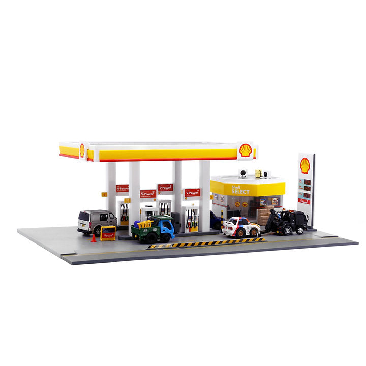 TinyQ - BQ08 Shell Hong Kong Petrol Station Diorama