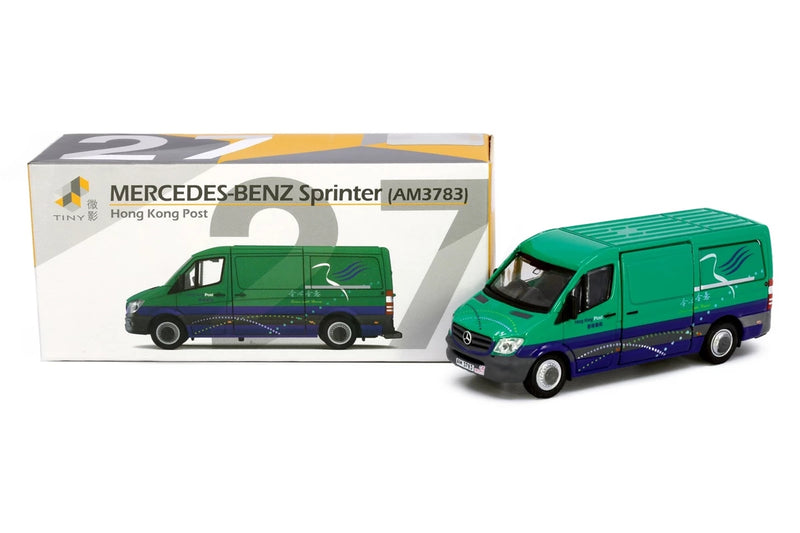 Tiny City 27 Die-cast Model Car - MERCEDES-BENZ Sprinter Post Office