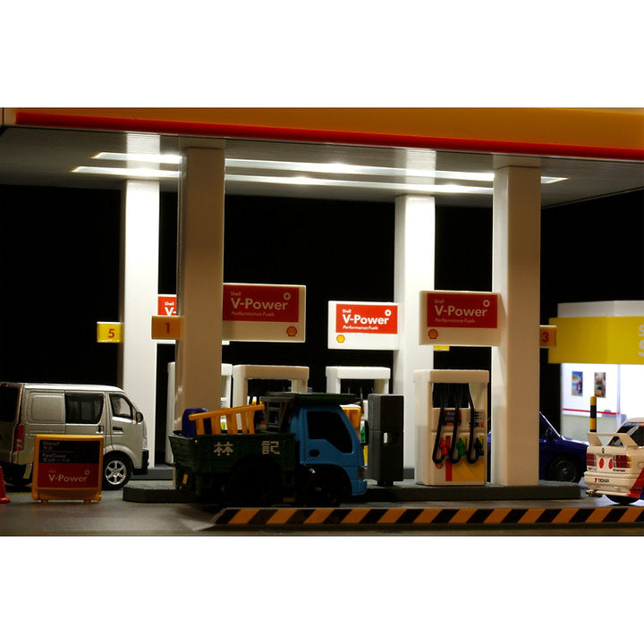 TinyQ - BQ08 Shell Hong Kong Petrol Station Diorama