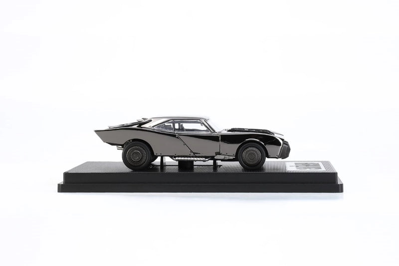 AWESOMEISM 1/64 Die-cast The Batman 2022 Batmoible (without lightings - Black Chrome)