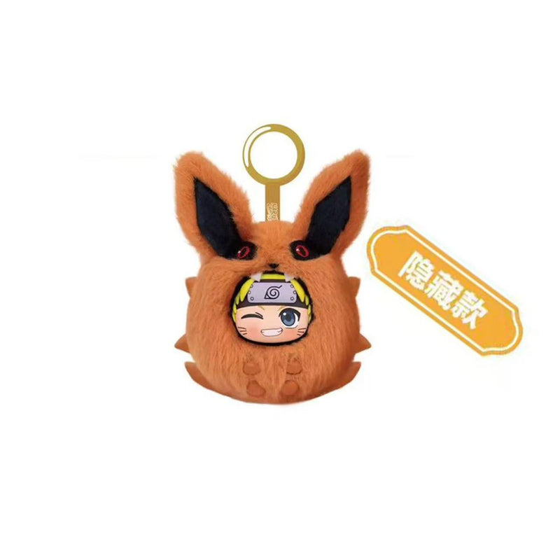 Naruto Cute Beast Party Puffy Party Series Plush Keychain Blind Box (1 pc)