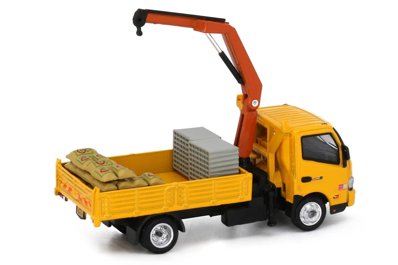 Tiny City 170 Die-cast Model Car - HINO 300 Crane Lorry