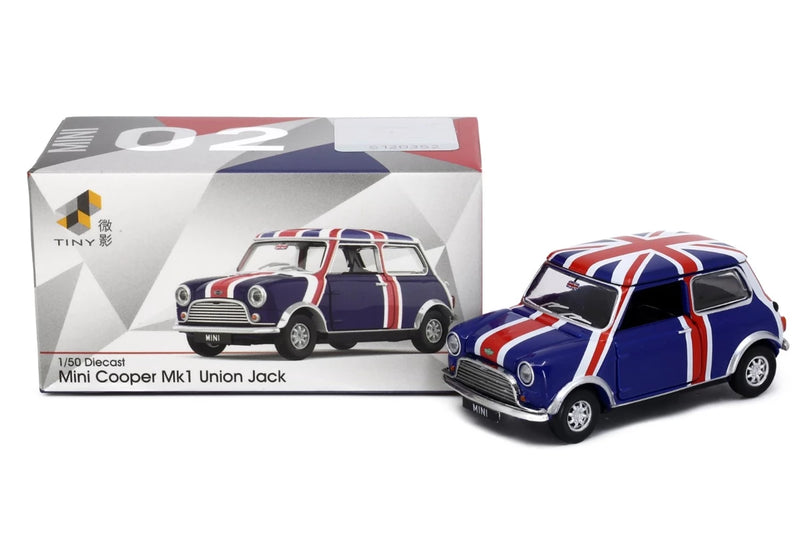 Tiny City 154 Diecast - Mini Cooper Union Jack (RHD)
