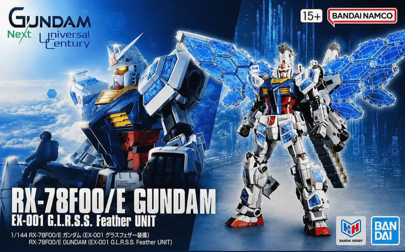 HG 1/144 RX-78F00/E GUNDAM EX-001 G.L.R.S.S. Feather UNIT