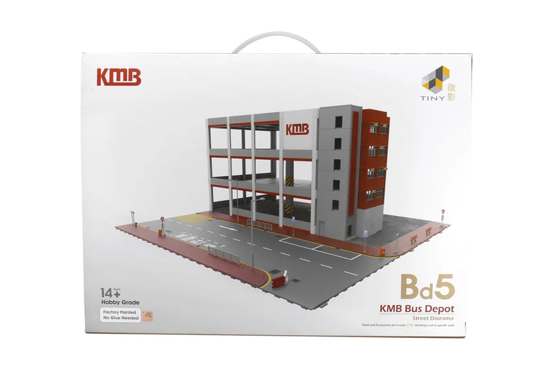 Tiny City Bd5 Hong Kong KMB Bus Depot Street Diorama