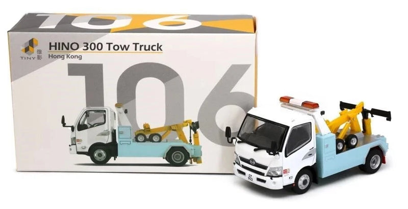 Tiny City Die-cast Model Car - HINO 300 Tow Truck