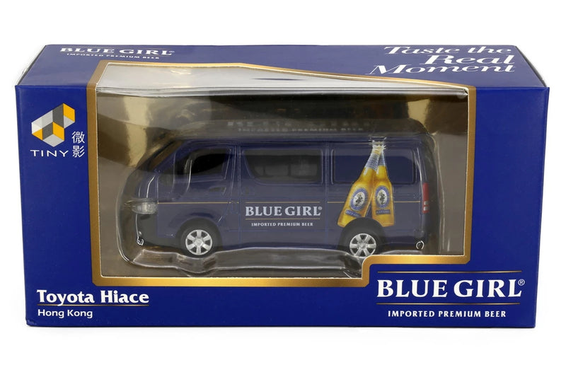 Tiny City Die-cast Model Car - Toyota Hiace BLUE GIRL
