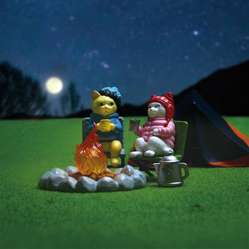 【Limited Stock - Online Only】Cat's Holiday ~Campfire Edition~ Blind Box - 1 PC (10 pcs per Full Set Box)