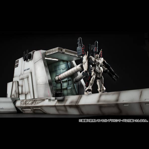 [[Pre-Order]] Realistic Model Series： MOBILE SUIT GUNDAM UNICORN （1／144 HG series） Nahel Argama catapult deck（UC ver.）