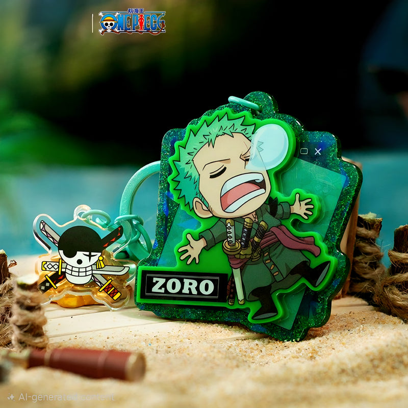 One Piece Sleeping KeyChain