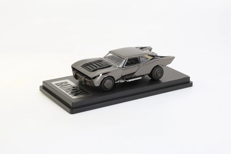 AWESOMEISM 1/64 Die-cast The Batman 2022 Batmoible (without lightings - Black Chrome)
