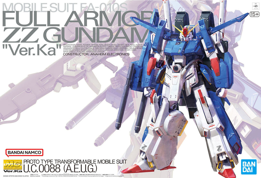 MG 1/100 FULL ARMOR ZZ GUNDAM Ver.Ka — aniTime