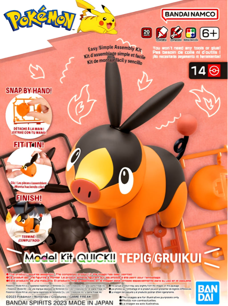 Pokémon Model Kit QUICK!! 14 TEPIG