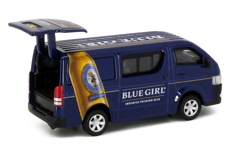 Tiny City Die-cast Model Car - Toyota Hiace BLUE GIRL