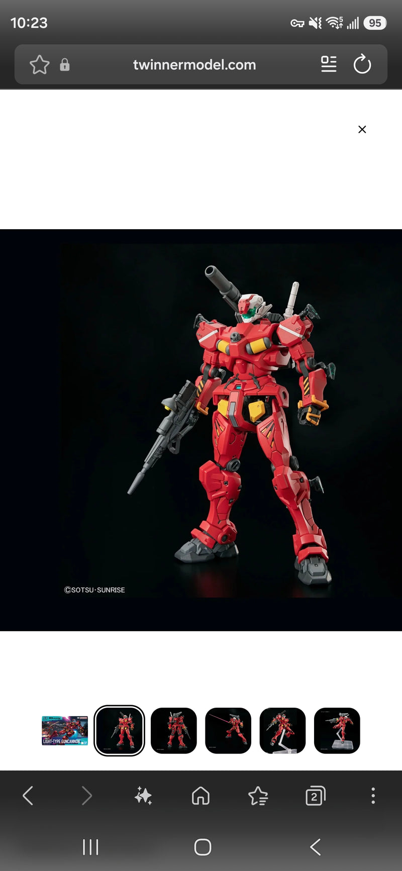HG 1/144 Light-type Guncannon