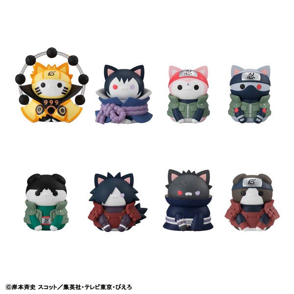 MEGA CAT PROJECT NARUTO Shippuden Nyaruto! Ver. LAST BATTLE (8pc per box)