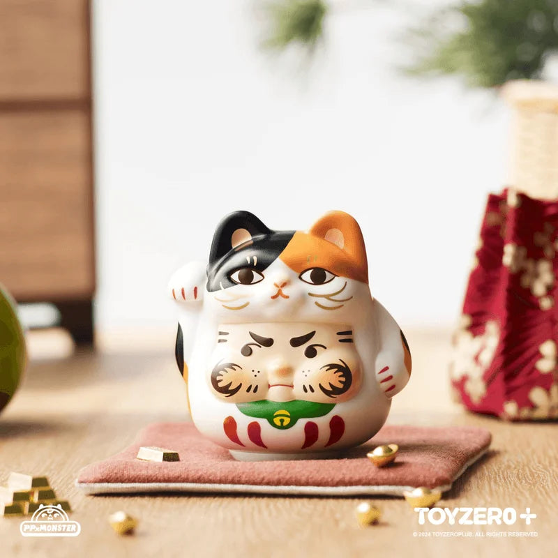 PP X MONSTER Lucky Kitten Daruma Blind Box