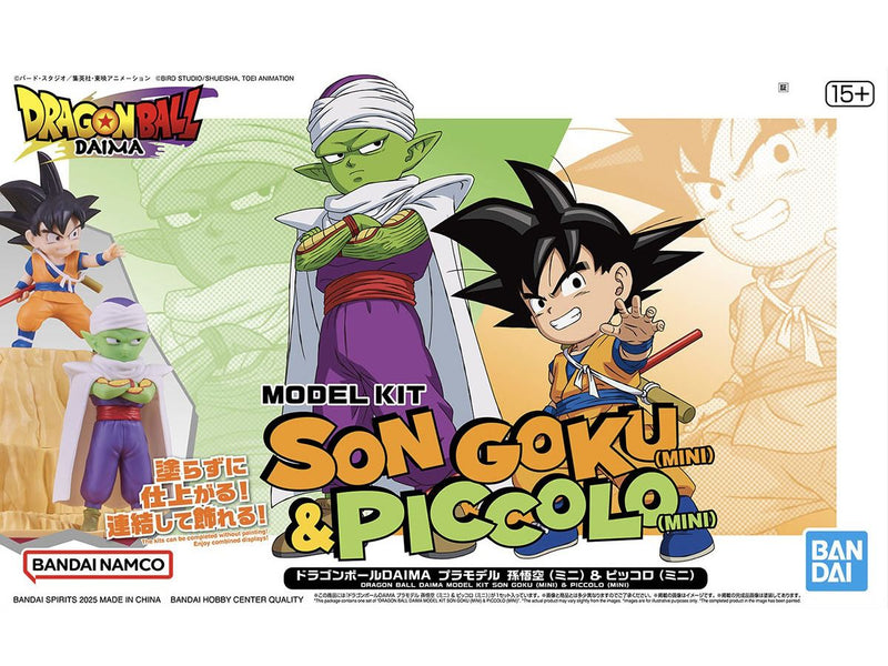 DRAGON BALL DAIMA MODEL KIT SON GOKU (MINI) & PICCOLO (MINI)