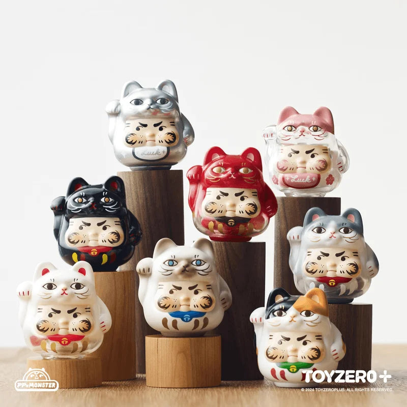 PP X MONSTER Lucky Kitten Daruma Blind Box