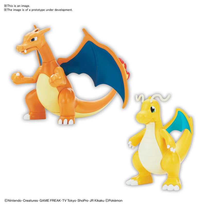 POKEMON MODEL KIT CHARIZARD & DRAGONITE