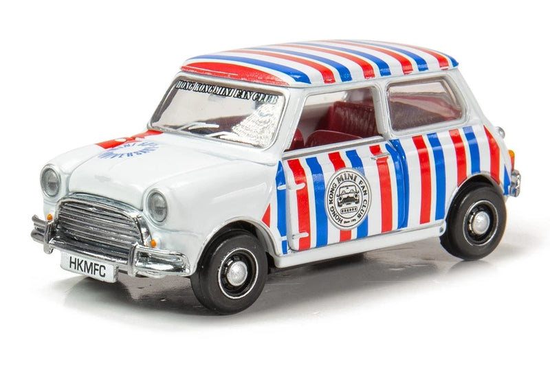 Tiny City Die-cast Model Car - Mini Cooper Mk 1 Hong Kong Mini Fan Club (Stripes)