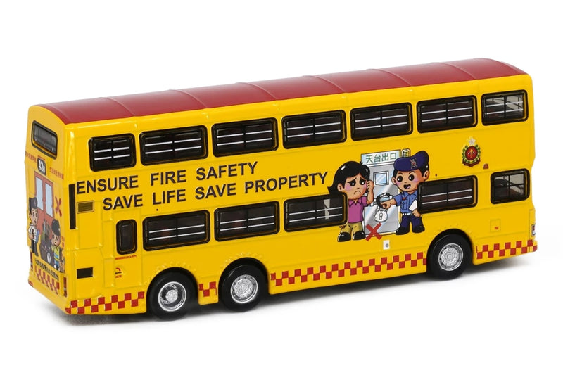 Tiny City Die-cast Model Car - KMB DENNIS Dragon 11m "Ensure Fire Safety" (5A)