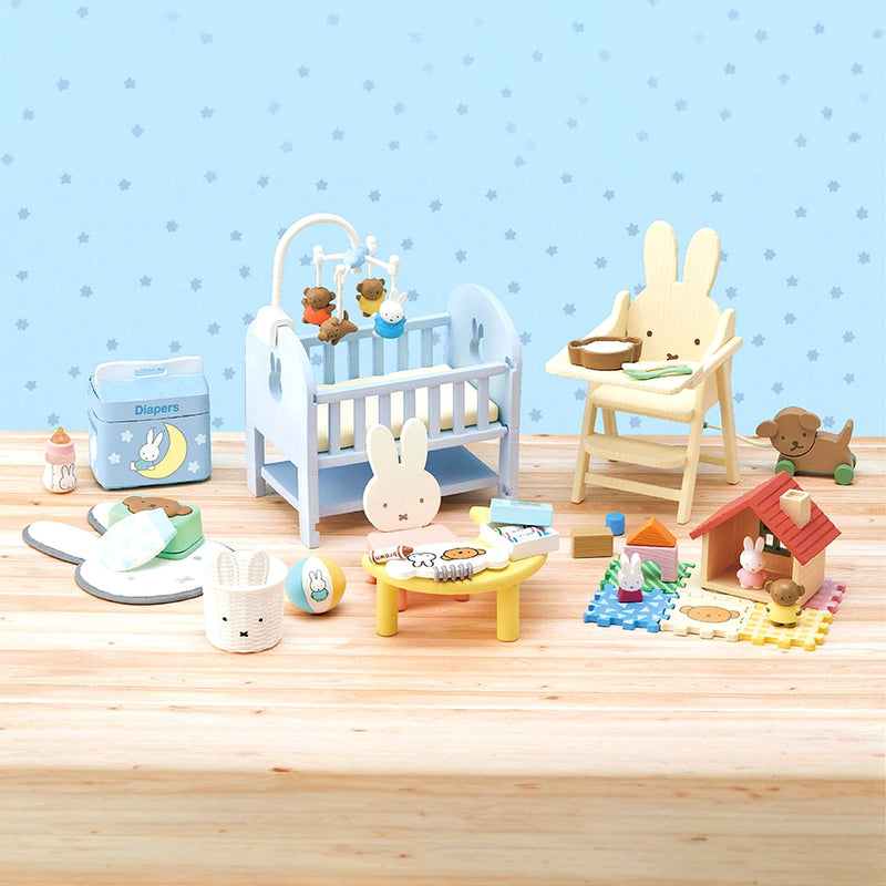 【Limited Stock - Online Only】Re-ment Miffy Baby Room Miniature Furniture Series Blind Box - 1 PC (8pcs per Full Set Box)