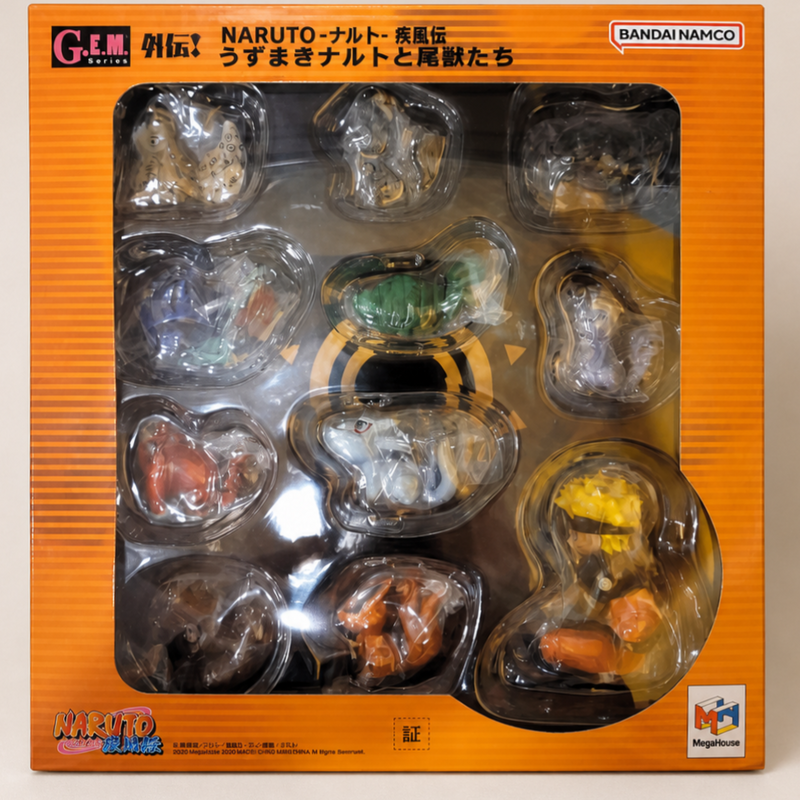 G.E.M. Series GAIDEN NARUTO SHIPPUDEN UZUMAKI NARUTO & BIJU SET (Re-Issue)