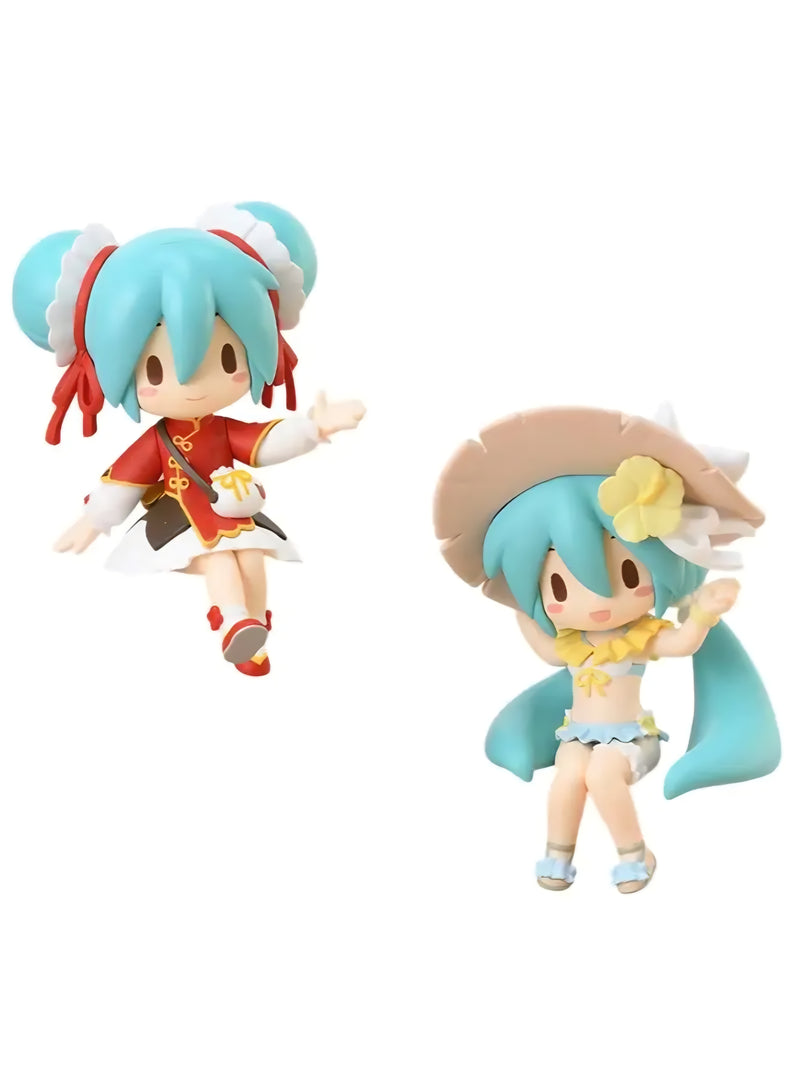 fuwa petit Hatsune Miku Series Perching Mini Figure Hatsune Miku Vol.2 (EX) [Pack of: 1 Chinatown, 1 Swimsuit]