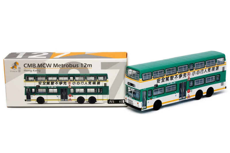 Tiny City 127 Die-cast Model Car - CMB MCW Metrobus 12m "Drive Safely" (42)
