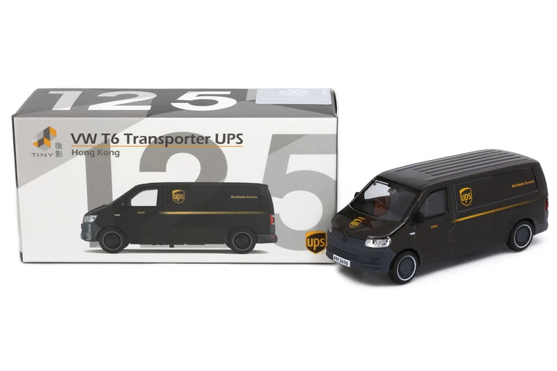 Tiny City 125 Die-cast Model Car - Volkswagen T6 Transporter UPS