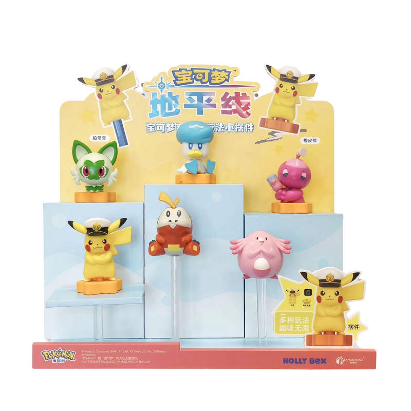 Pokémon Horizons Mini Figures Blind Box (Captain Pikachu & Paldea Starters)
