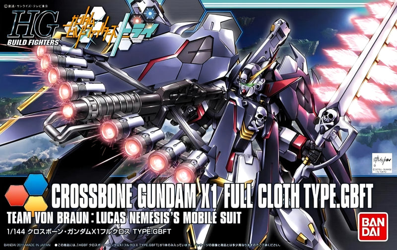 HGBF 1/144 CROSSBONE GUNDAM X1 FULL CLOTH Ver. GBF